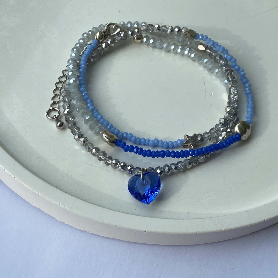 Bluebell Heart Wrist Wrap